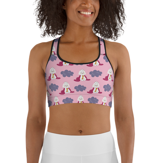 Cozy Dogs | Seamless Patterns | All-Over Print Sports Bra - #10