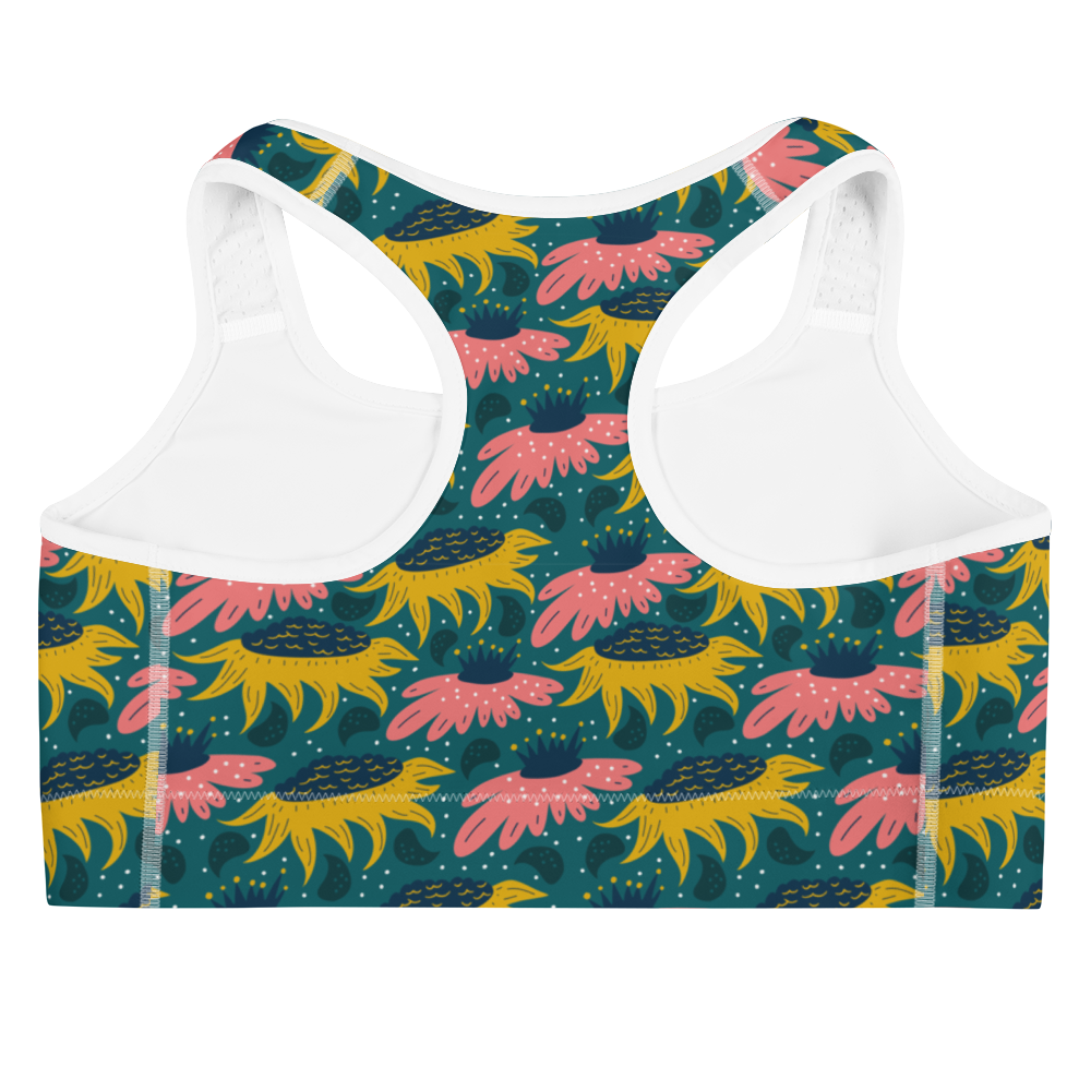 Scandinavian Spring Floral | Seamless Patterns | All-Over Print Sports Bra - #9