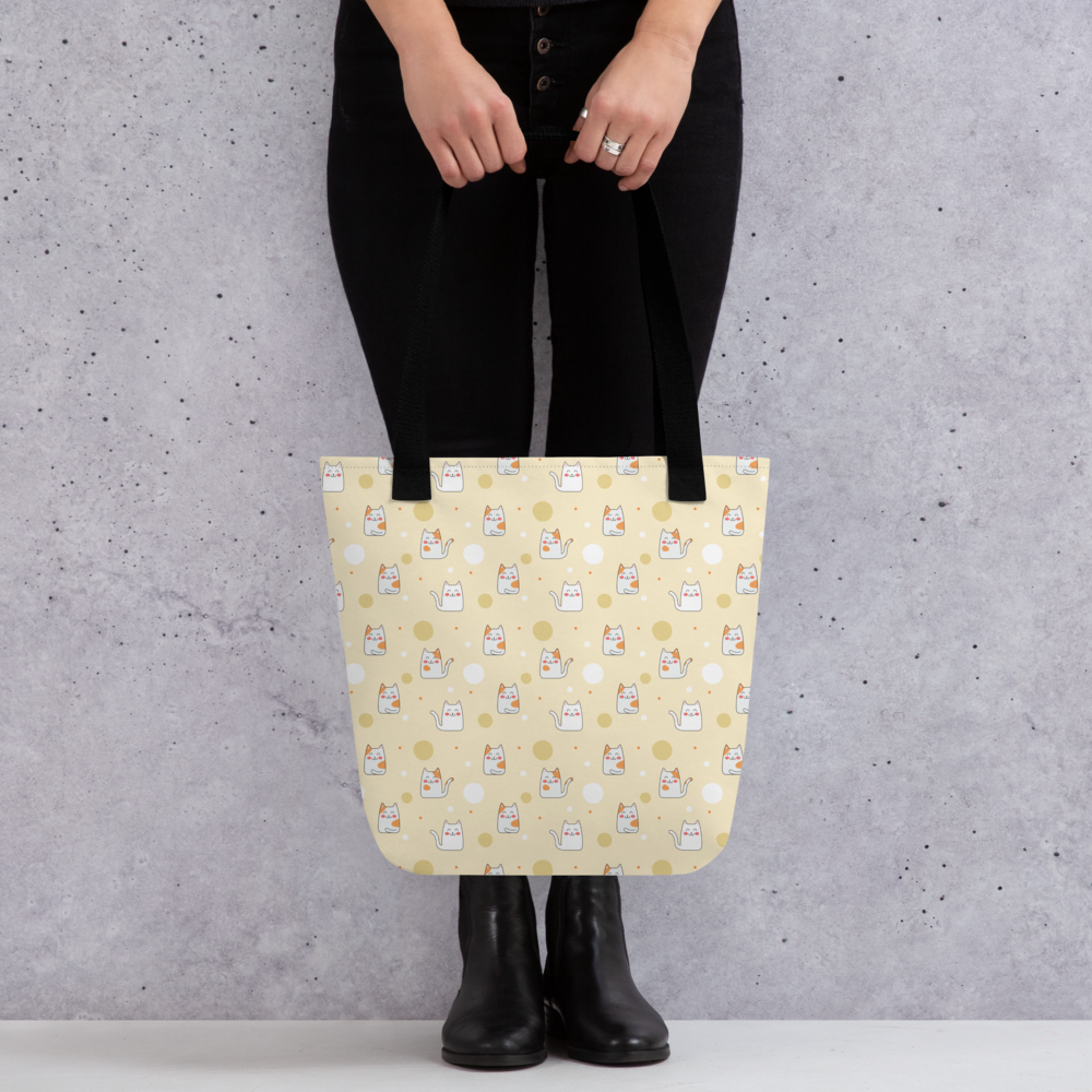 Cat Seamless Pattern Batch 01 | Seamless Patterns | All-Over Print Tote - #3