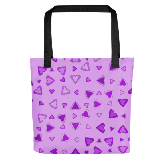 Rainbow Of Hearts | Batch 01 | Seamless Patterns | All-Over Print Tote - #3