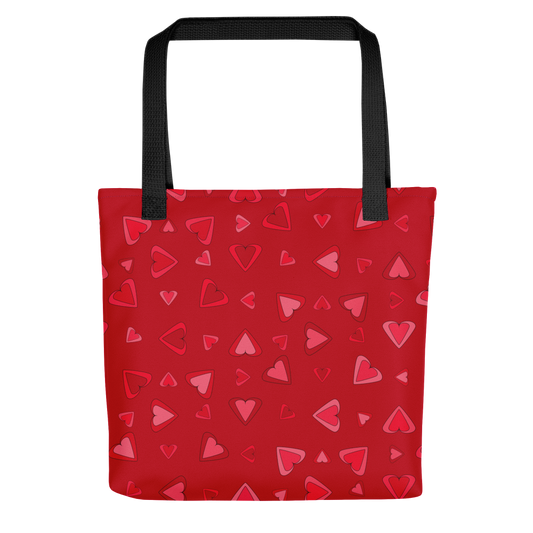 Rainbow Of Hearts | Batch 01 | Seamless Patterns | All-Over Print Tote - #11