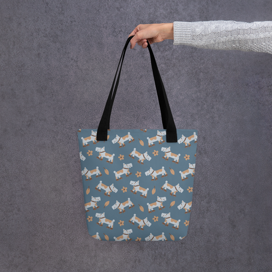 Cozy Dogs | Seamless Patterns | All-Over Print Tote - #2