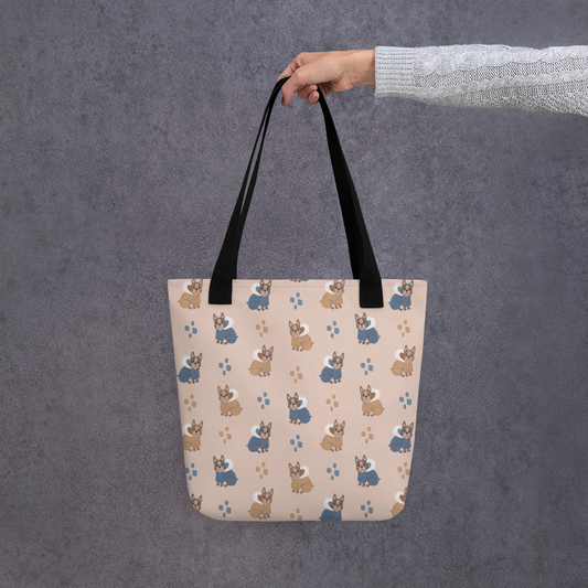 Cozy Dogs | Seamless Patterns | All-Over Print Tote - #11