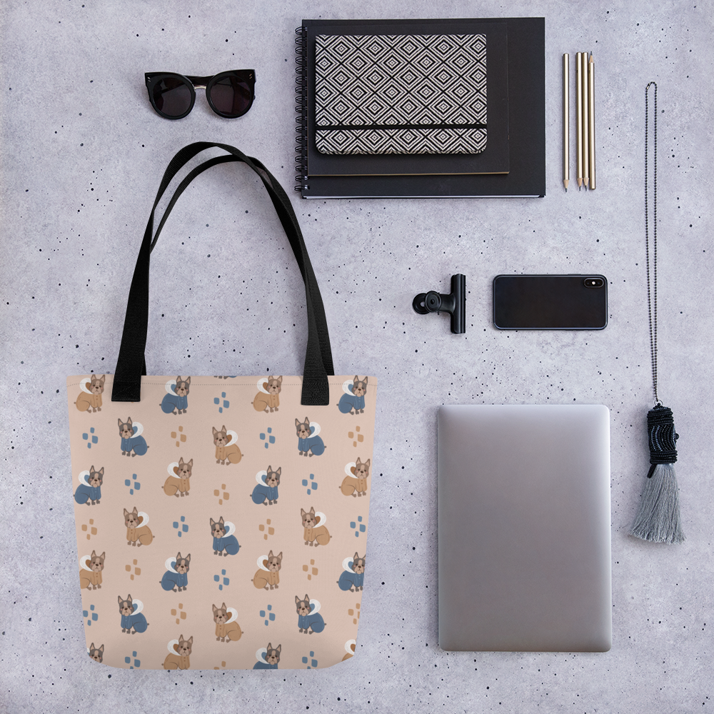 Cozy Dogs | Seamless Patterns | All-Over Print Tote - #11