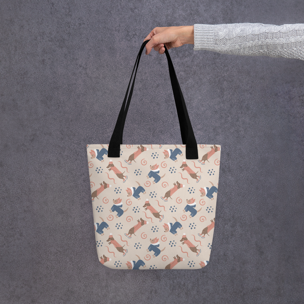 Cozy Dogs | Seamless Patterns | All-Over Print Tote - #12