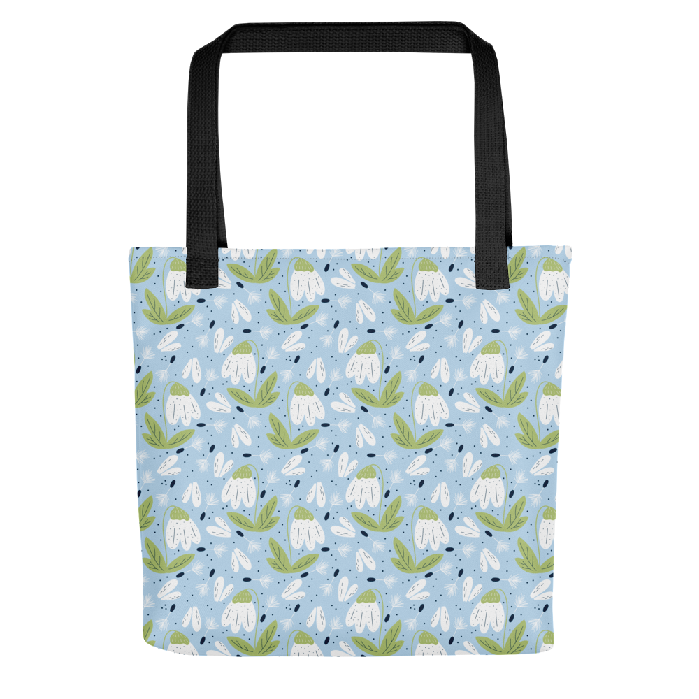 Scandinavian Spring Floral | Seamless Patterns | All-Over Print Tote - #3