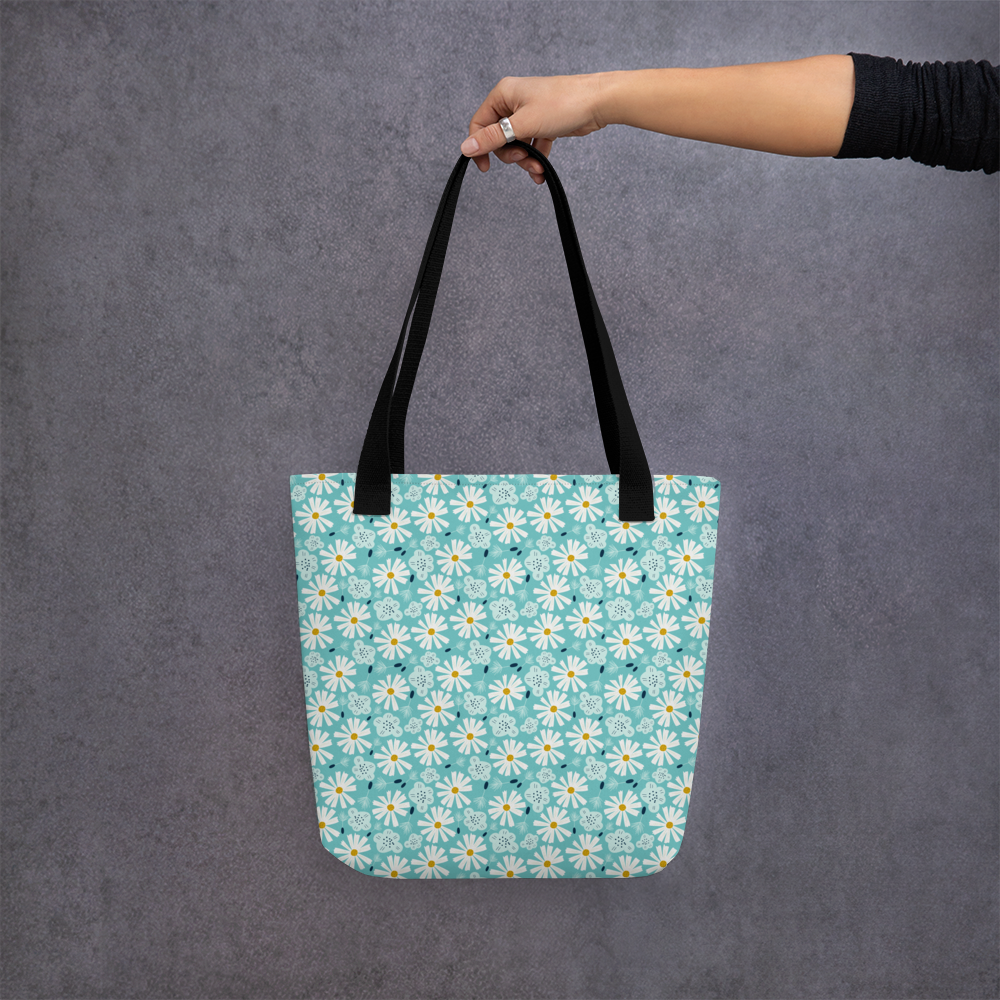 Scandinavian Spring Floral | Seamless Patterns | All-Over Print Tote - #10