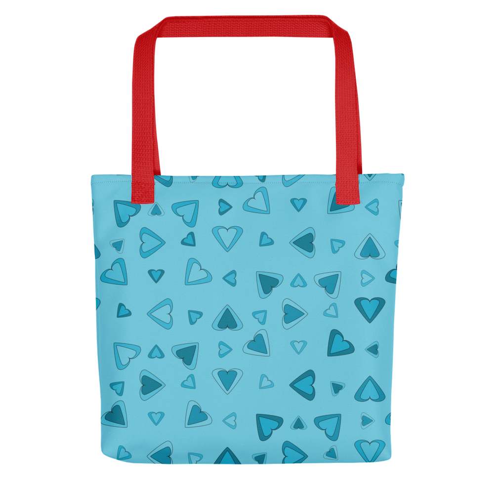 Rainbow Of Hearts | Batch 01 | Seamless Patterns | All-Over Print Tote - #4