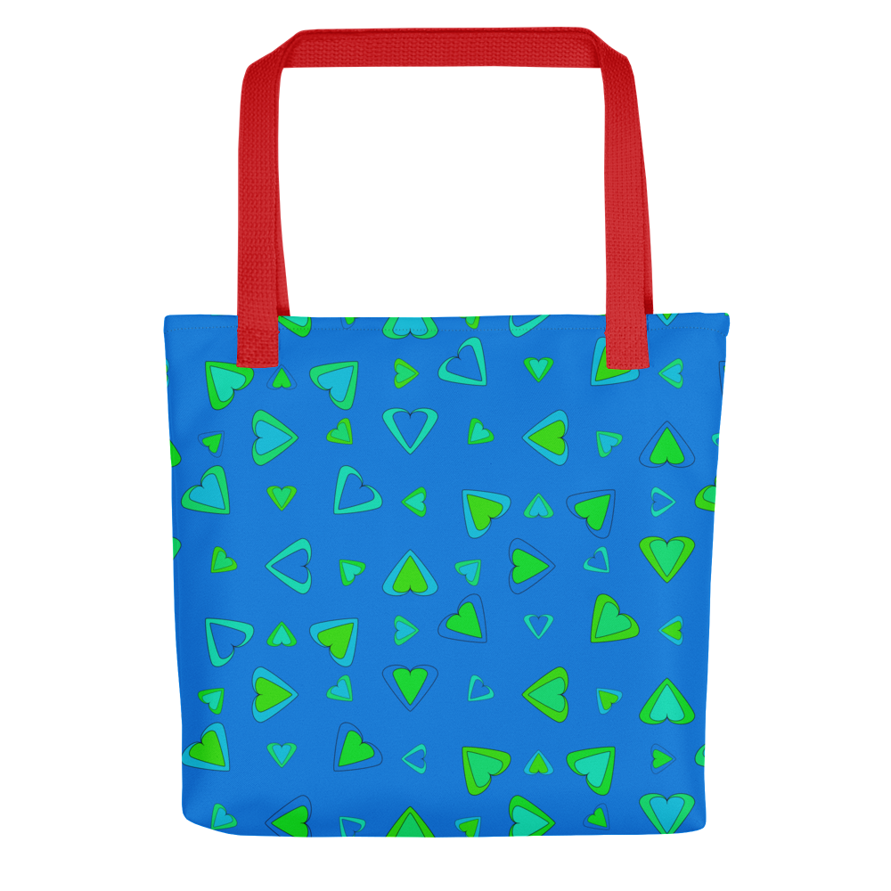 Rainbow Of Hearts | Batch 01 | Seamless Patterns | All-Over Print Tote - #6