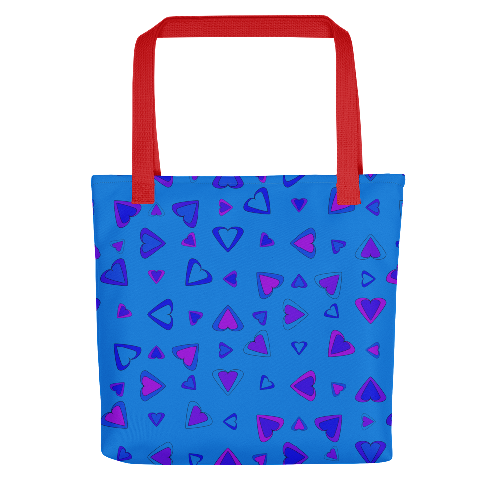 Rainbow Of Hearts | Batch 01 | Seamless Patterns | All-Over Print Tote - #10