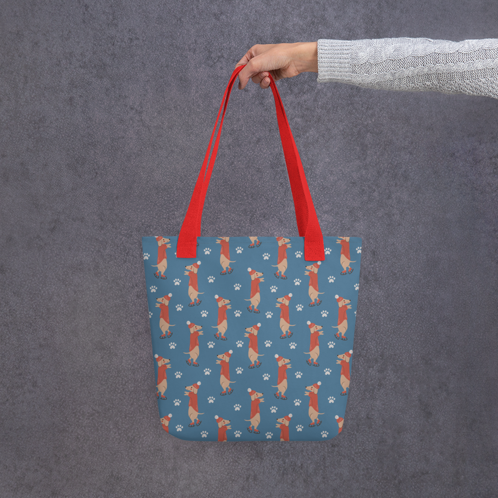 Cozy Dogs | Seamless Patterns | All-Over Print Tote - #6