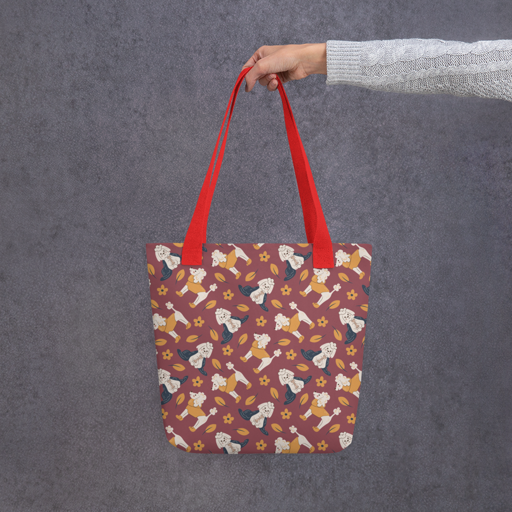 Cozy Dogs | Seamless Patterns | All-Over Print Tote - #9