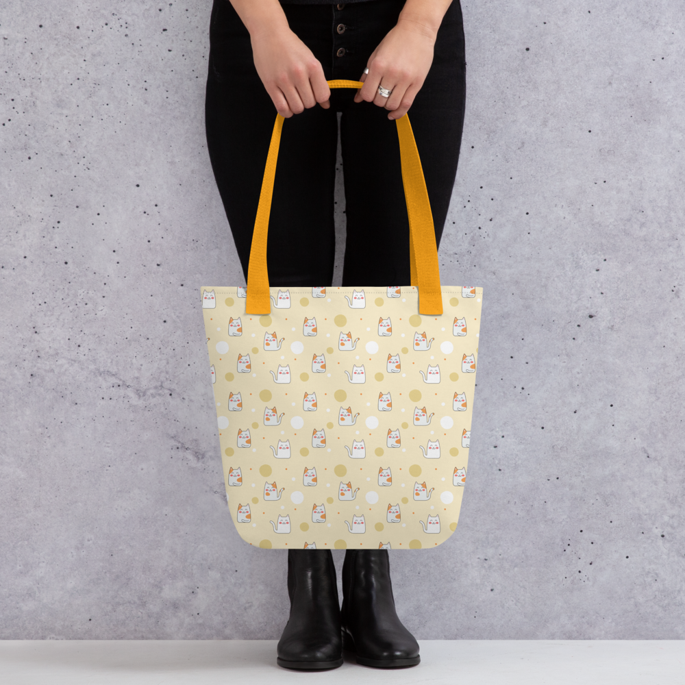 Cat Seamless Pattern Batch 01 | Seamless Patterns | All-Over Print Tote - #3