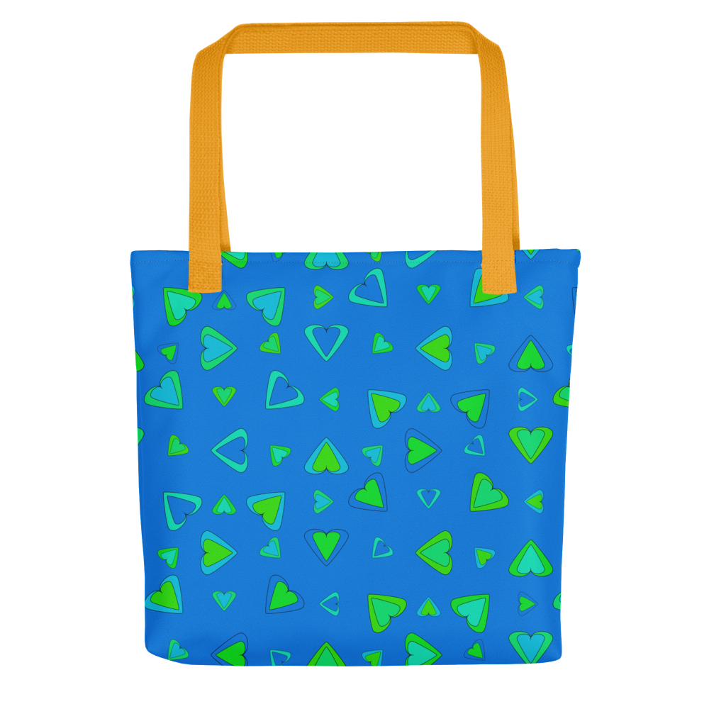 Rainbow Of Hearts | Batch 01 | Seamless Patterns | All-Over Print Tote - #6