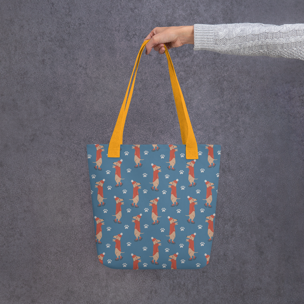 Cozy Dogs | Seamless Patterns | All-Over Print Tote - #6