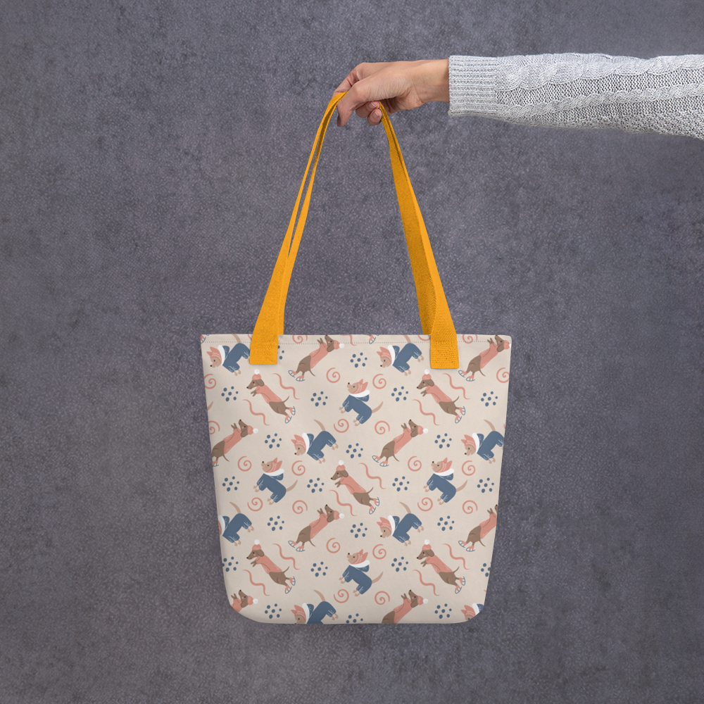 Cozy Dogs | Seamless Patterns | All-Over Print Tote - #12