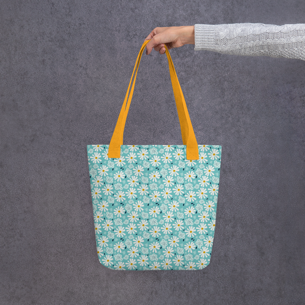 Scandinavian Spring Floral | Seamless Patterns | All-Over Print Tote - #10