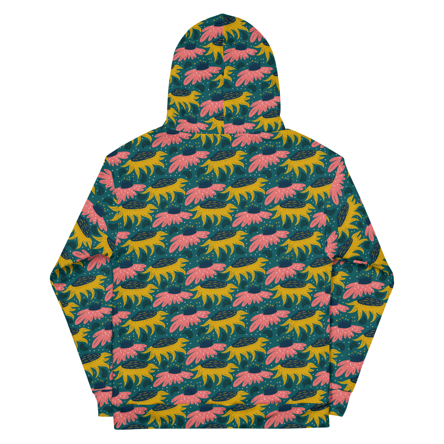 Scandinavian Spring Floral | Seamless Patterns | All-Over Print Unisex Hoodie - #8