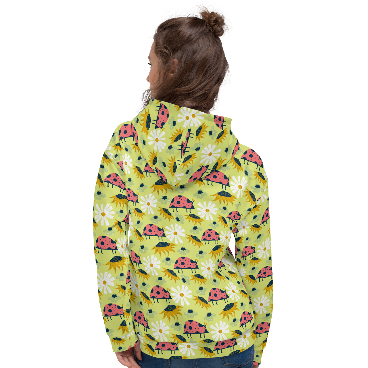 Scandinavian Spring Floral | Seamless Patterns | All-Over Print Unisex Hoodie - #6