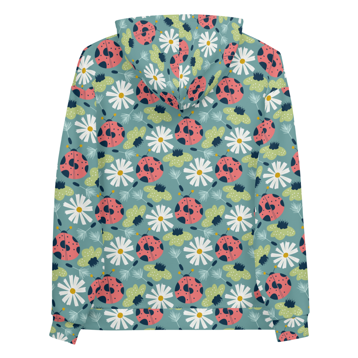Scandinavian Spring Floral | Seamless Patterns | All-Over Print Unisex Hoodie - #2