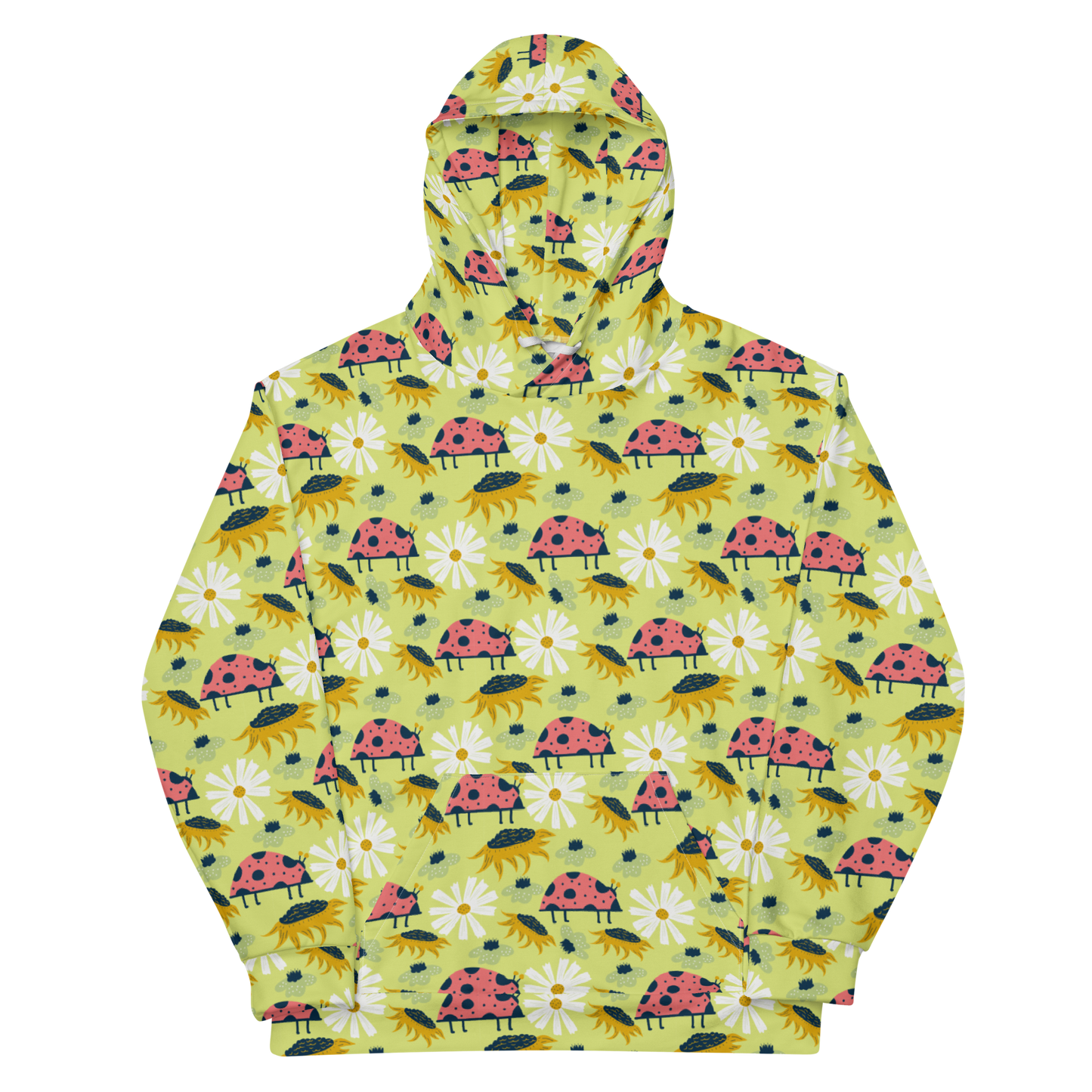 Scandinavian Spring Floral | Seamless Patterns | All-Over Print Unisex Hoodie - #6