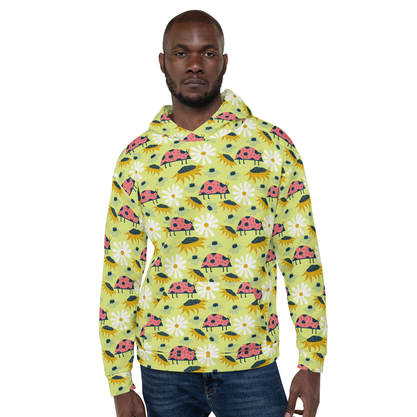 Scandinavian Spring Floral | Seamless Patterns | All-Over Print Unisex Hoodie - #6