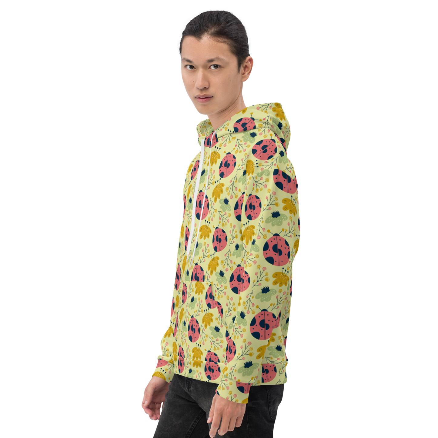 Scandinavian Spring Floral | Seamless Patterns | All-Over Print Unisex Hoodie - #9