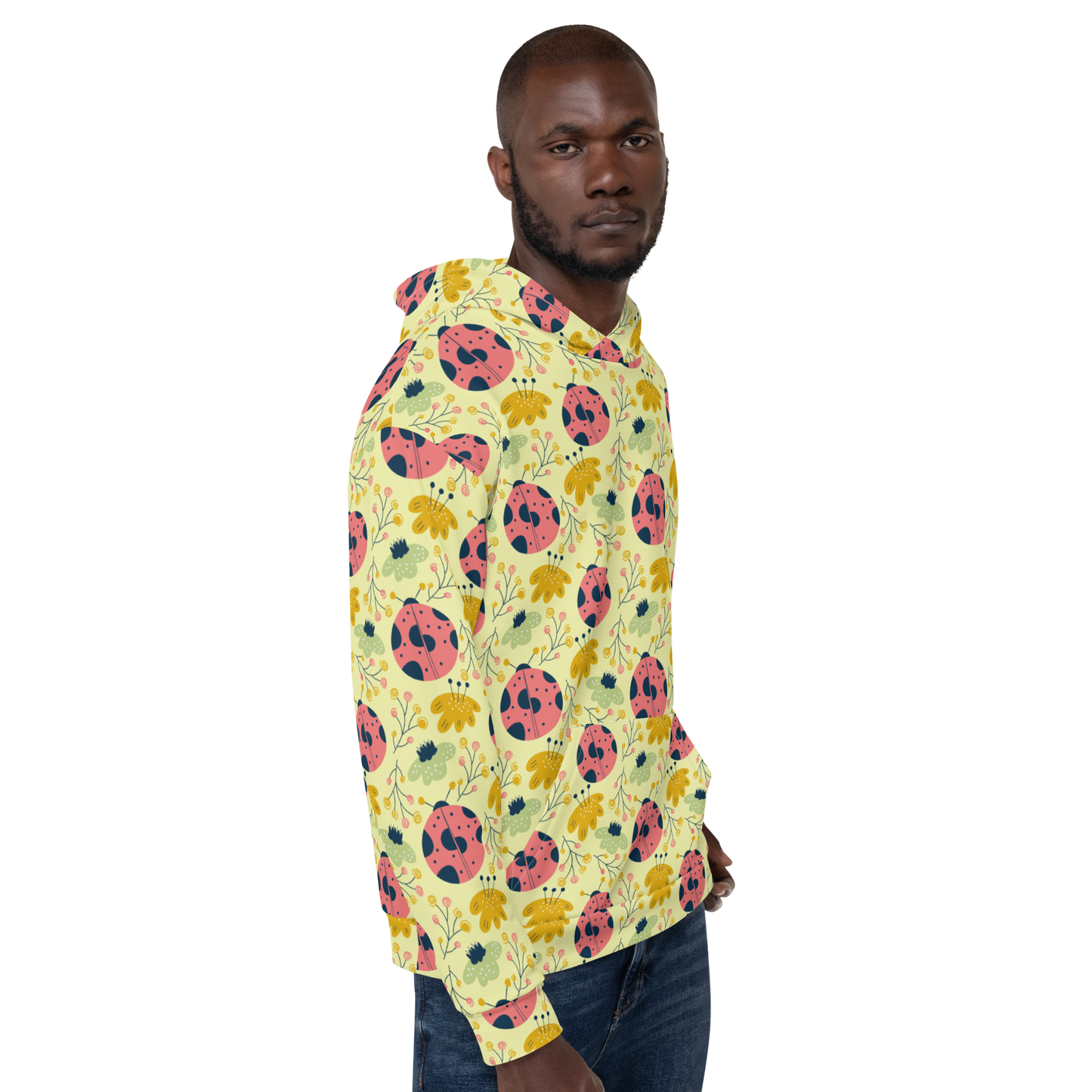 Scandinavian Spring Floral | Seamless Patterns | All-Over Print Unisex Hoodie - #9