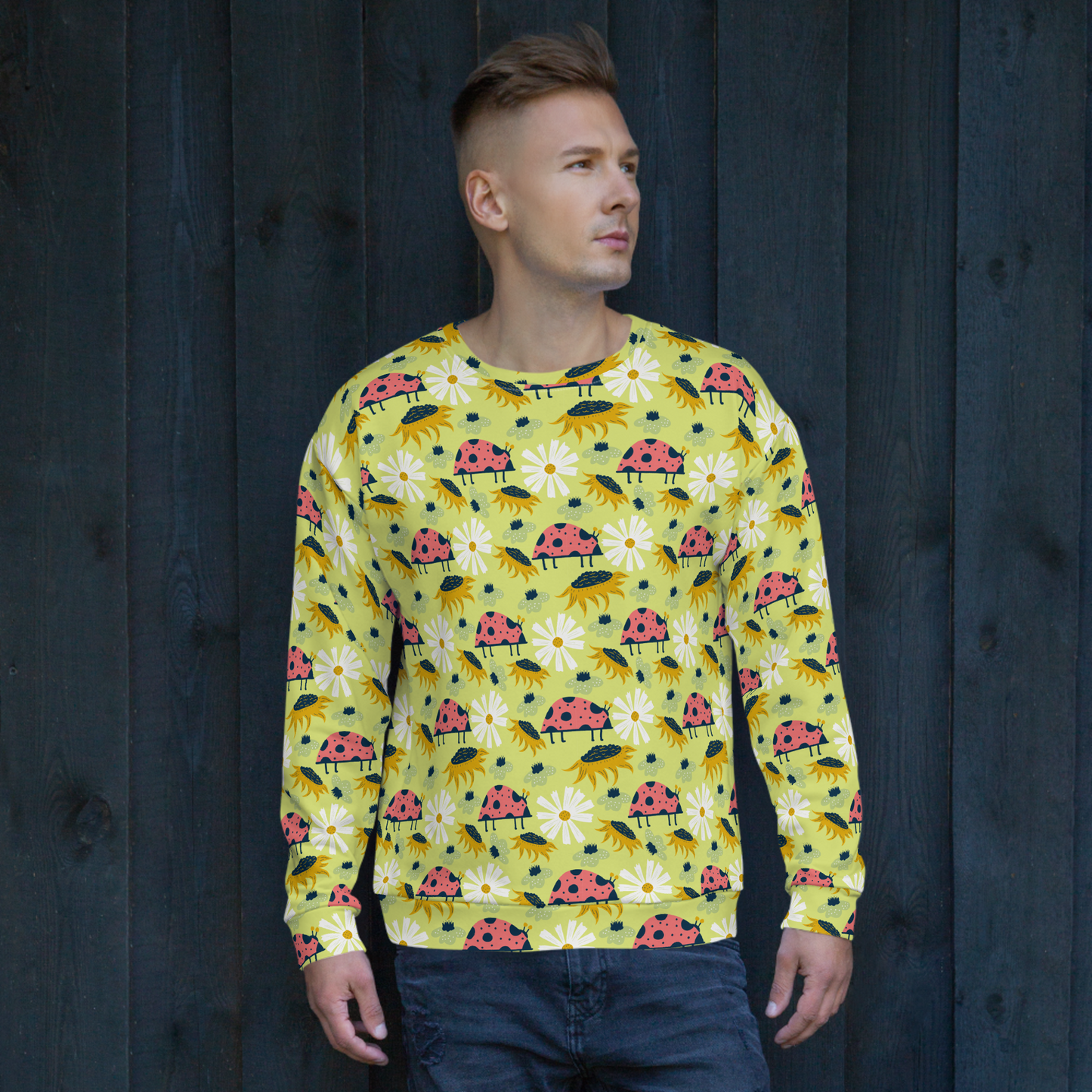 Scandinavian Spring Floral | Seamless Patterns | All-Over Print Unisex Sweatshirt - #6