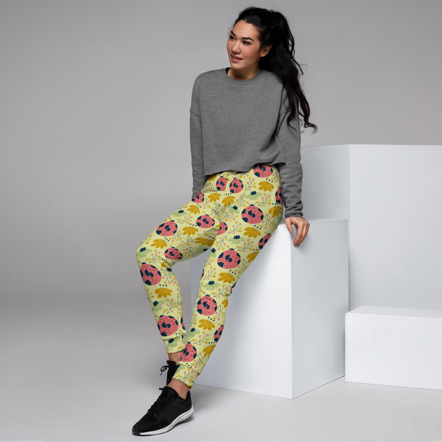 Scandinavian Spring Floral | Seamless Patterns | All-Over Print Women's Joggers - #9