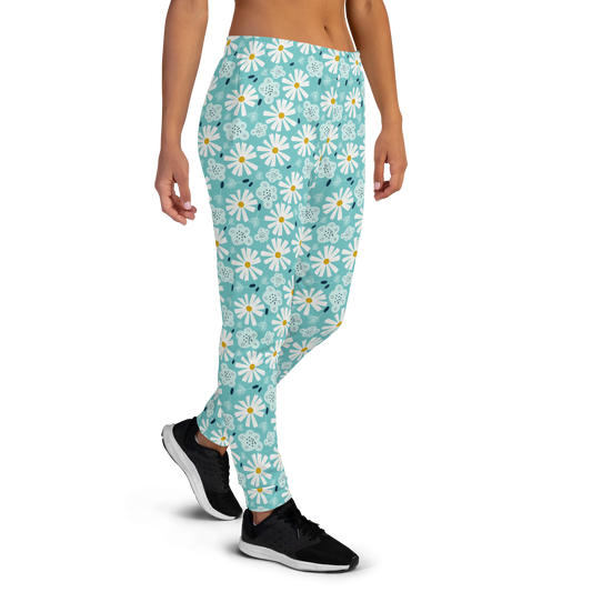 Scandinavian Spring Floral | Seamless Patterns | All-Over Print Women's Joggers - #10