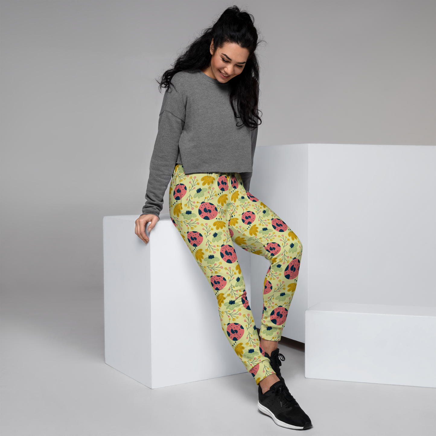 Scandinavian Spring Floral | Seamless Patterns | All-Over Print Women's Joggers - #9