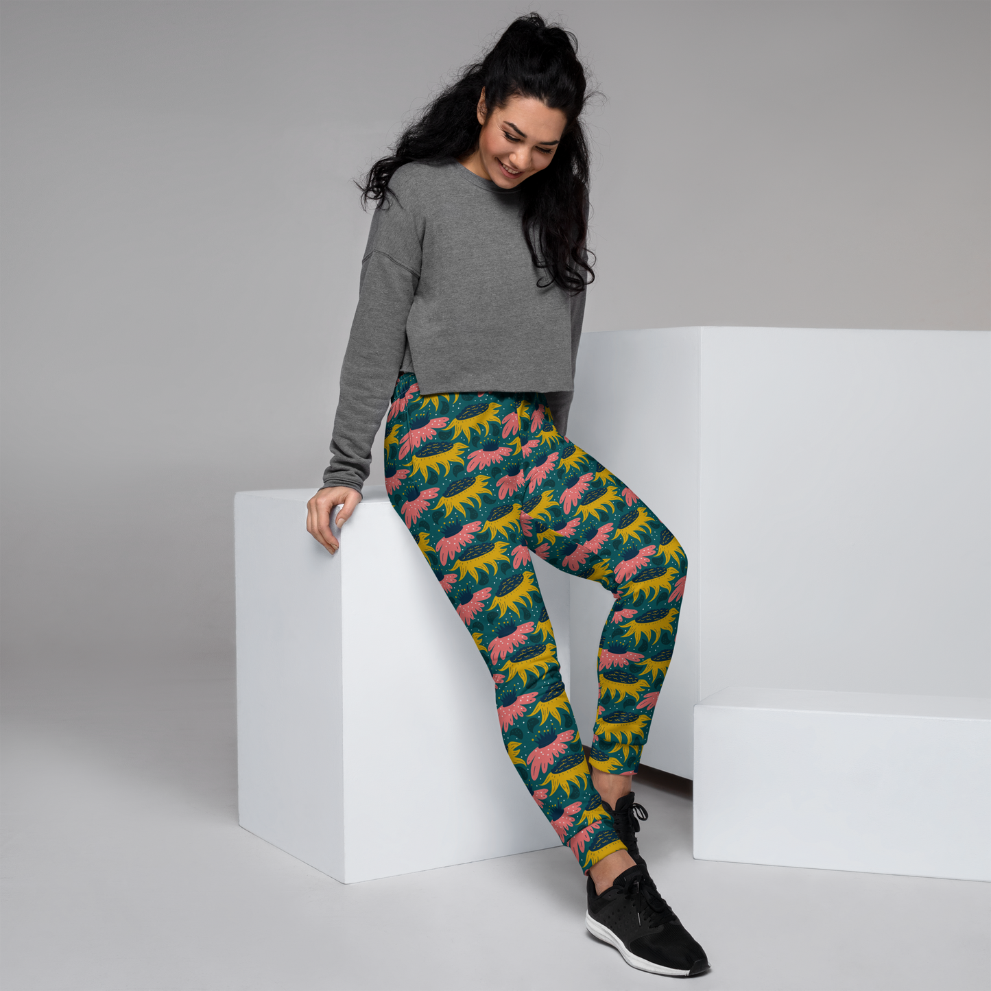 Scandinavian Spring Floral | Seamless Patterns | All-Over Print Women's Joggers - #8