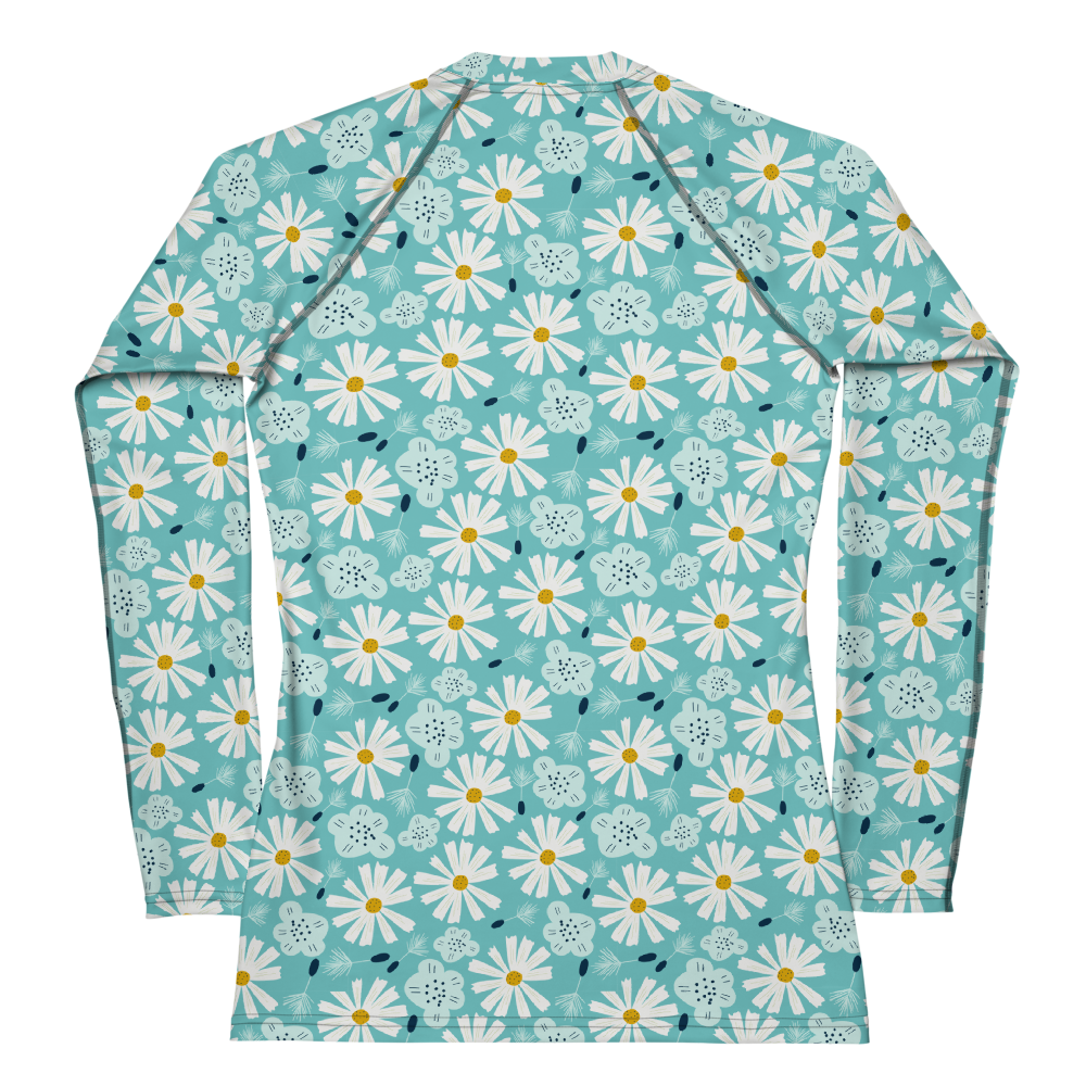 Scandinavian Spring Floral | Seamless Patterns | All-Over Print Women's Rash Guard - #10