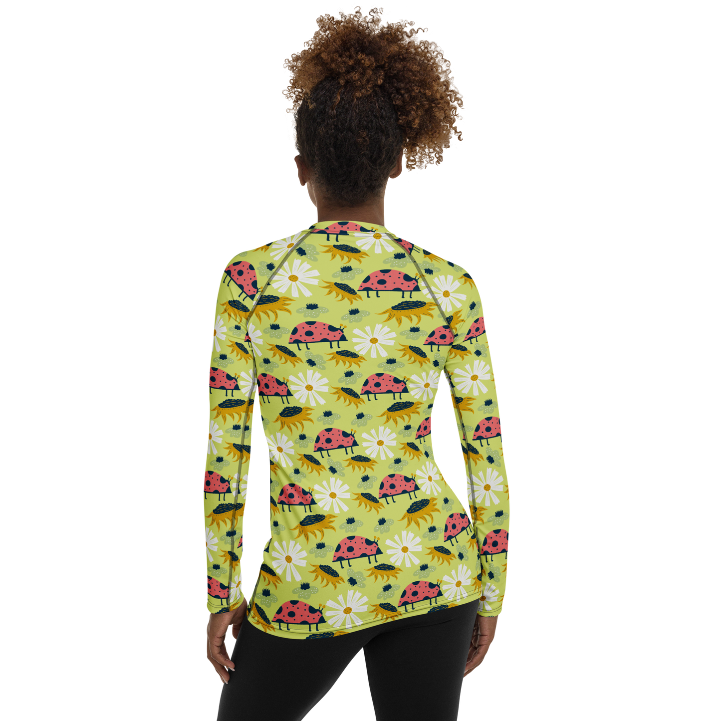 Scandinavian Spring Floral | Seamless Patterns | All-Over Print Women's Rash Guard - #6