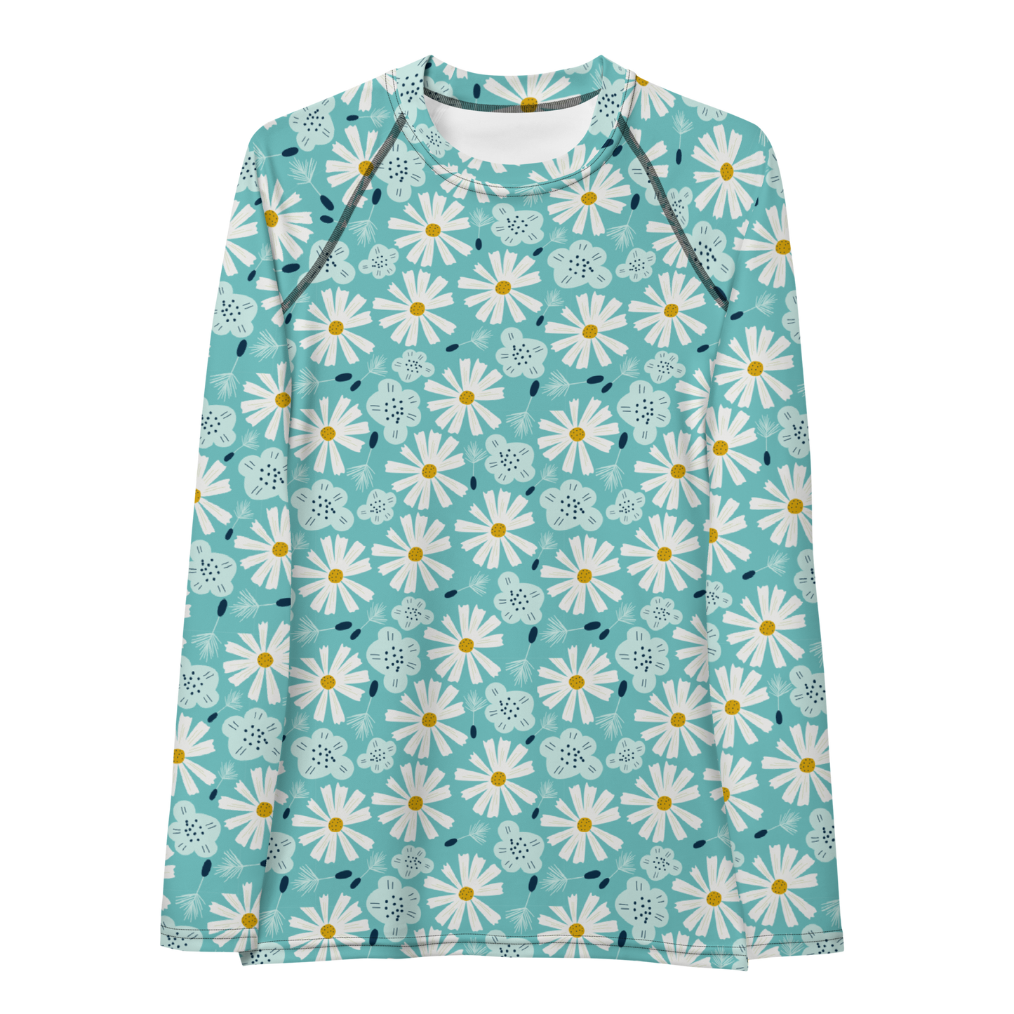 Scandinavian Spring Floral | Seamless Patterns | All-Over Print Women's Rash Guard - #10