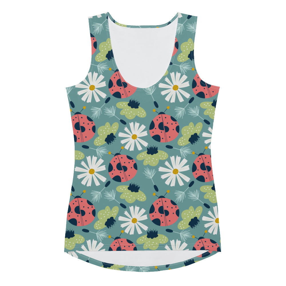 Scandinavian Spring Floral | Seamless Patterns | All-Over Print Women's Tank Top - #2