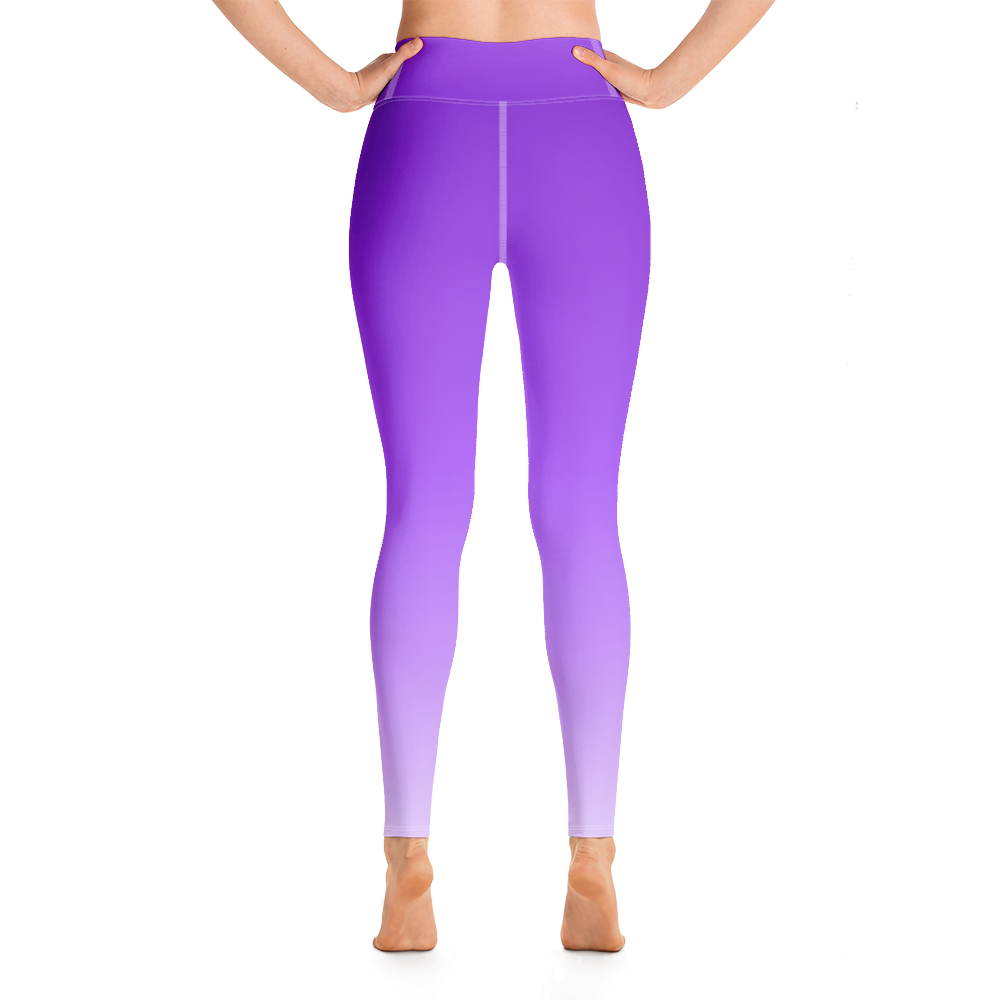 Purple | Color Gradients | All-Over Print Yoga Leggings - #2