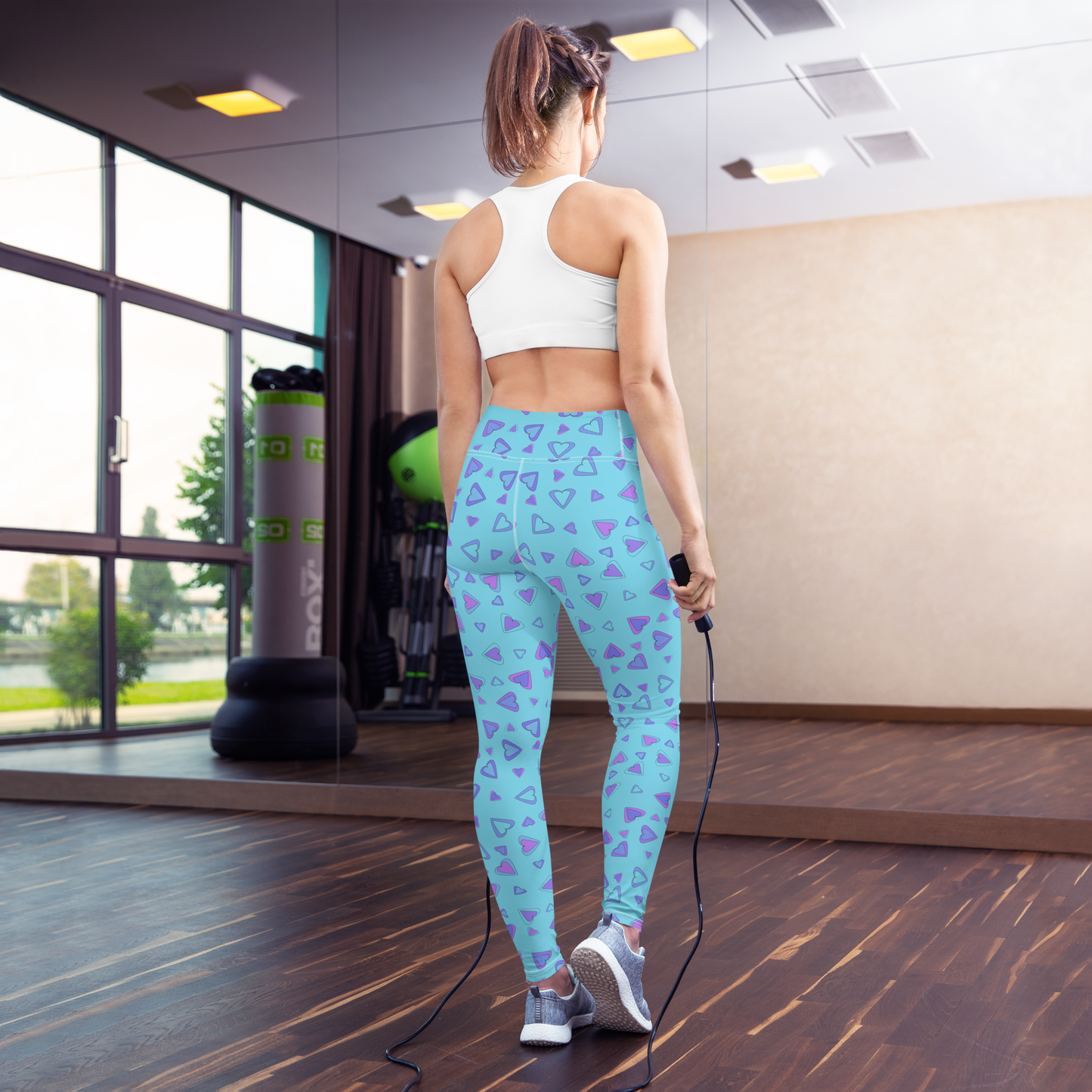 Rainbow Of Hearts | Batch 01 | Seamless Patterns | All-Over Print Yoga Leggings - #9