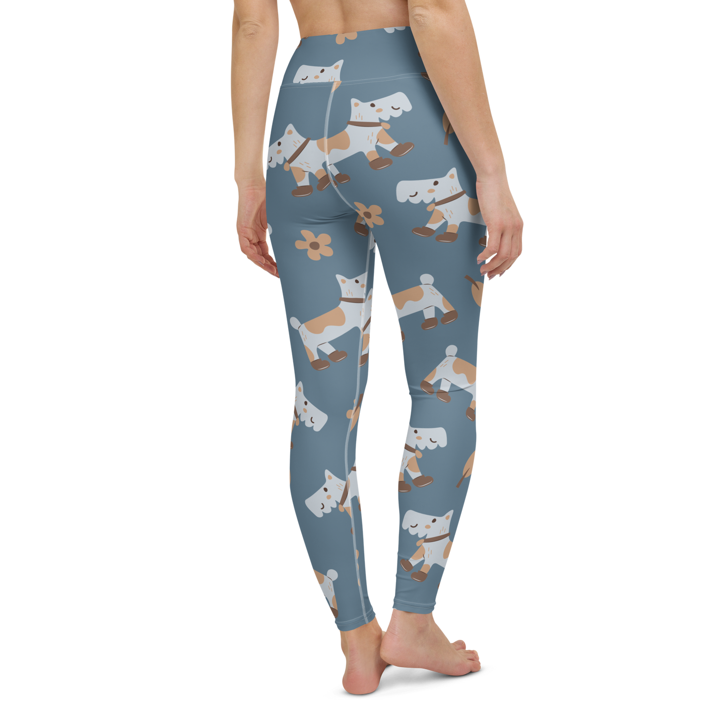 Cozy Dogs | Seamless Patterns | All-Over Print Yoga Leggings - #2