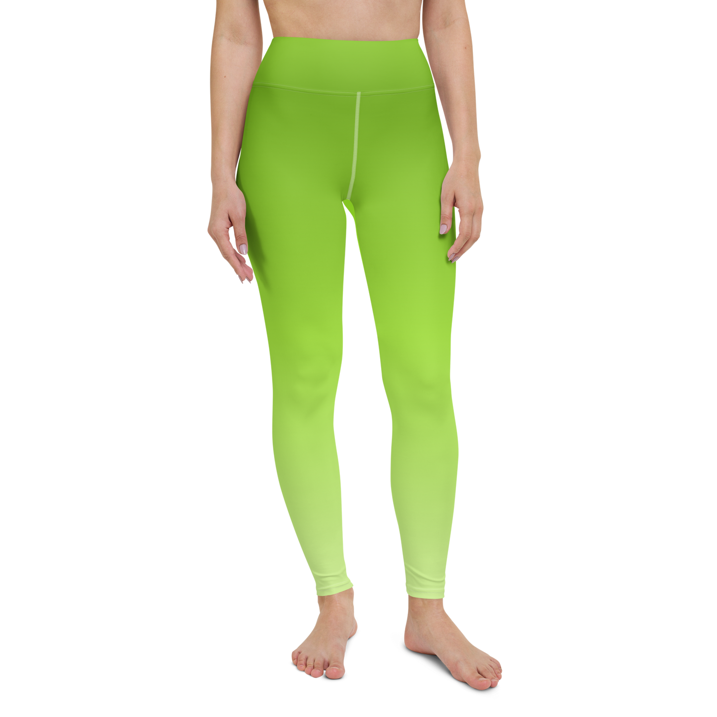 Lime | Color Gradients | All-Over Print Yoga Leggings - #3