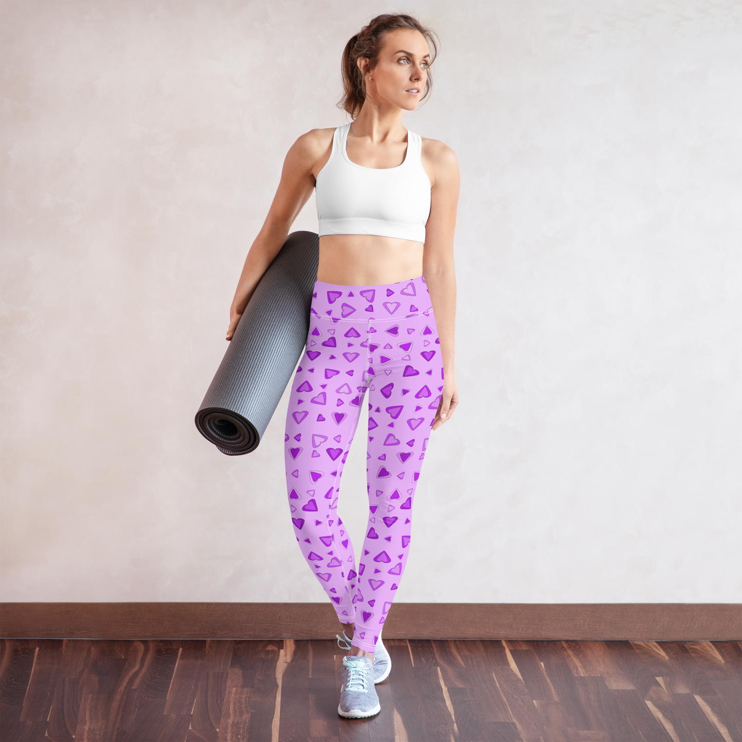 Rainbow Of Hearts | Batch 01 | Seamless Patterns | All-Over Print Yoga Leggings - #3