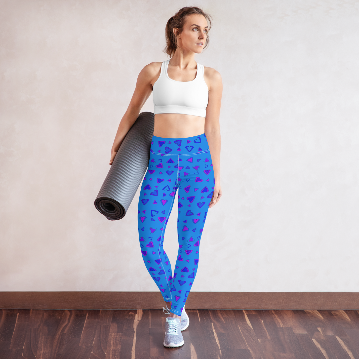Rainbow Of Hearts | Batch 01 | Seamless Patterns | All-Over Print Yoga Leggings - #10