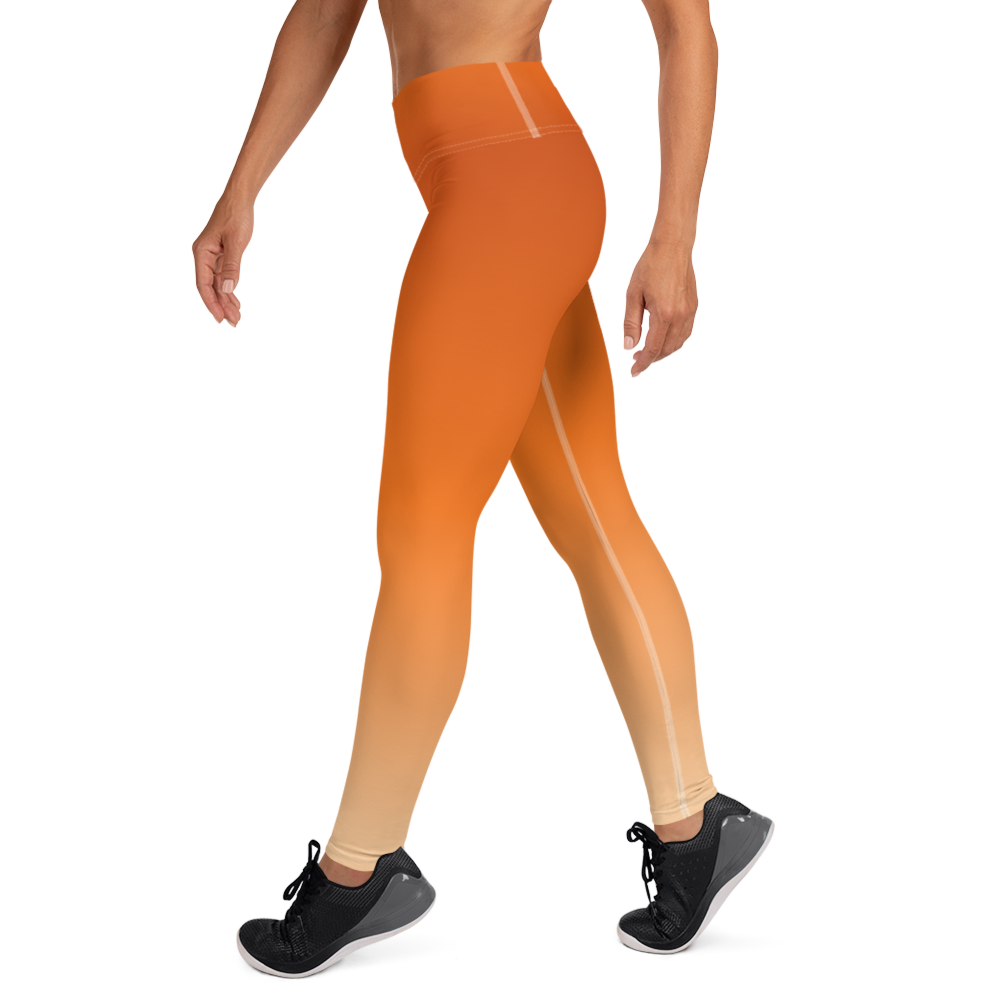 Orange | Color Gradients | All-Over Print Yoga Leggings - #2
