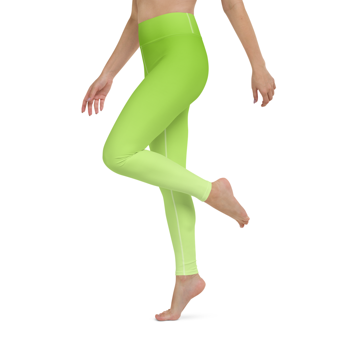 Lime | Color Gradients | All-Over Print Yoga Leggings - #4