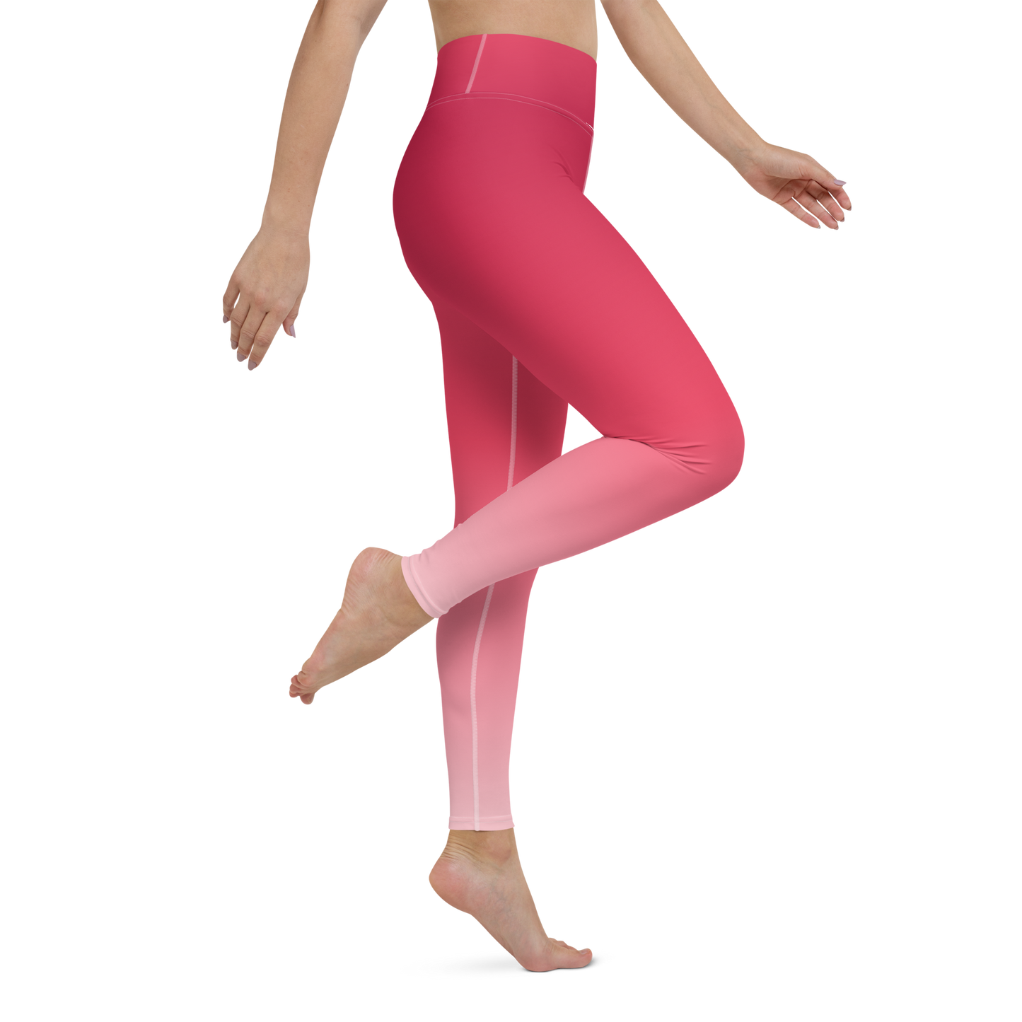 Rose | Color Gradients | All-Over Print Yoga Leggings - #2