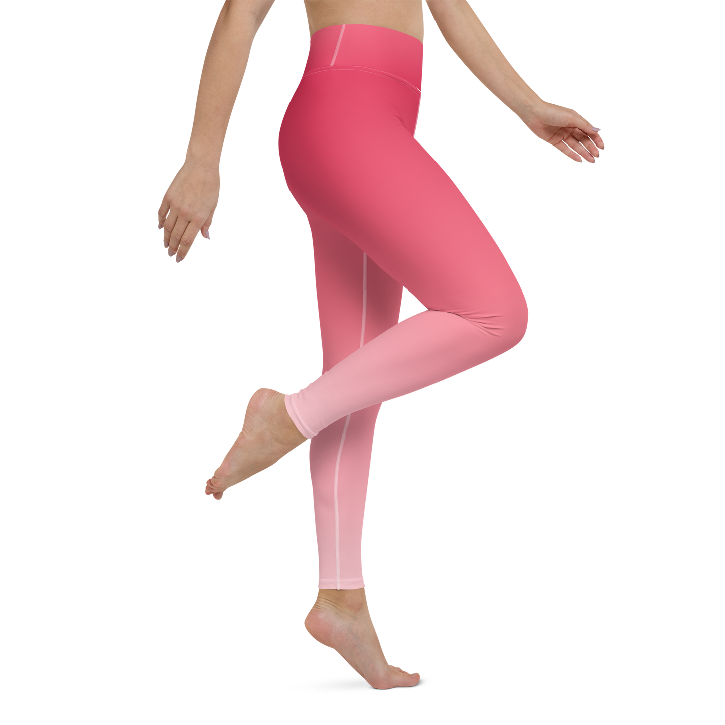 Rose | Color Gradients | All-Over Print Yoga Leggings - #3