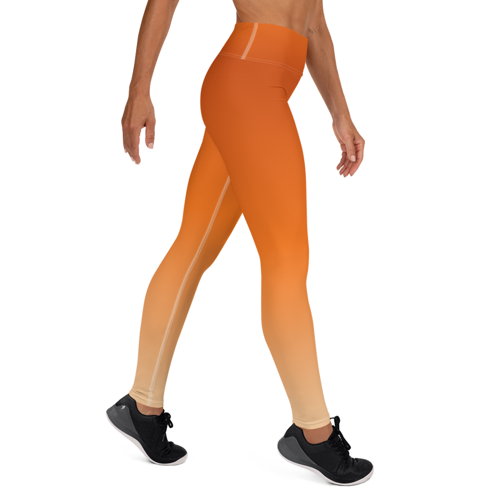 Orange | Color Gradients | All-Over Print Yoga Leggings - #2