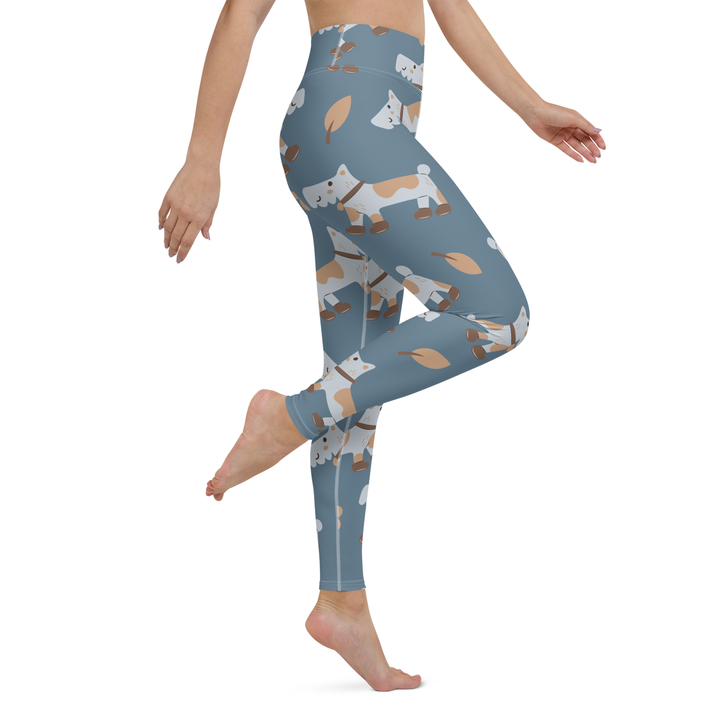 Cozy Dogs | Seamless Patterns | All-Over Print Yoga Leggings - #2