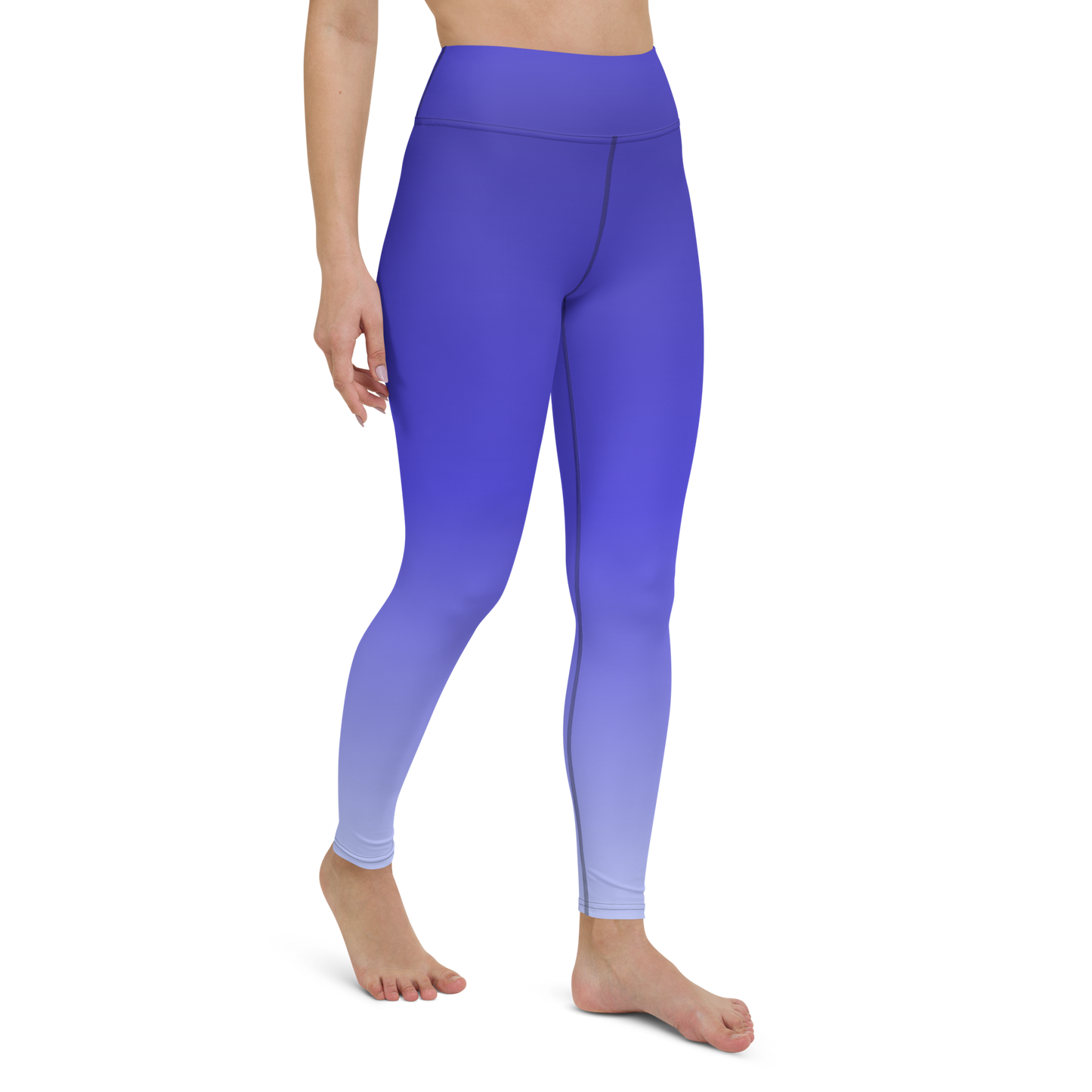 Indigo | Color Gradients | All-Over Print Yoga Leggings - #1